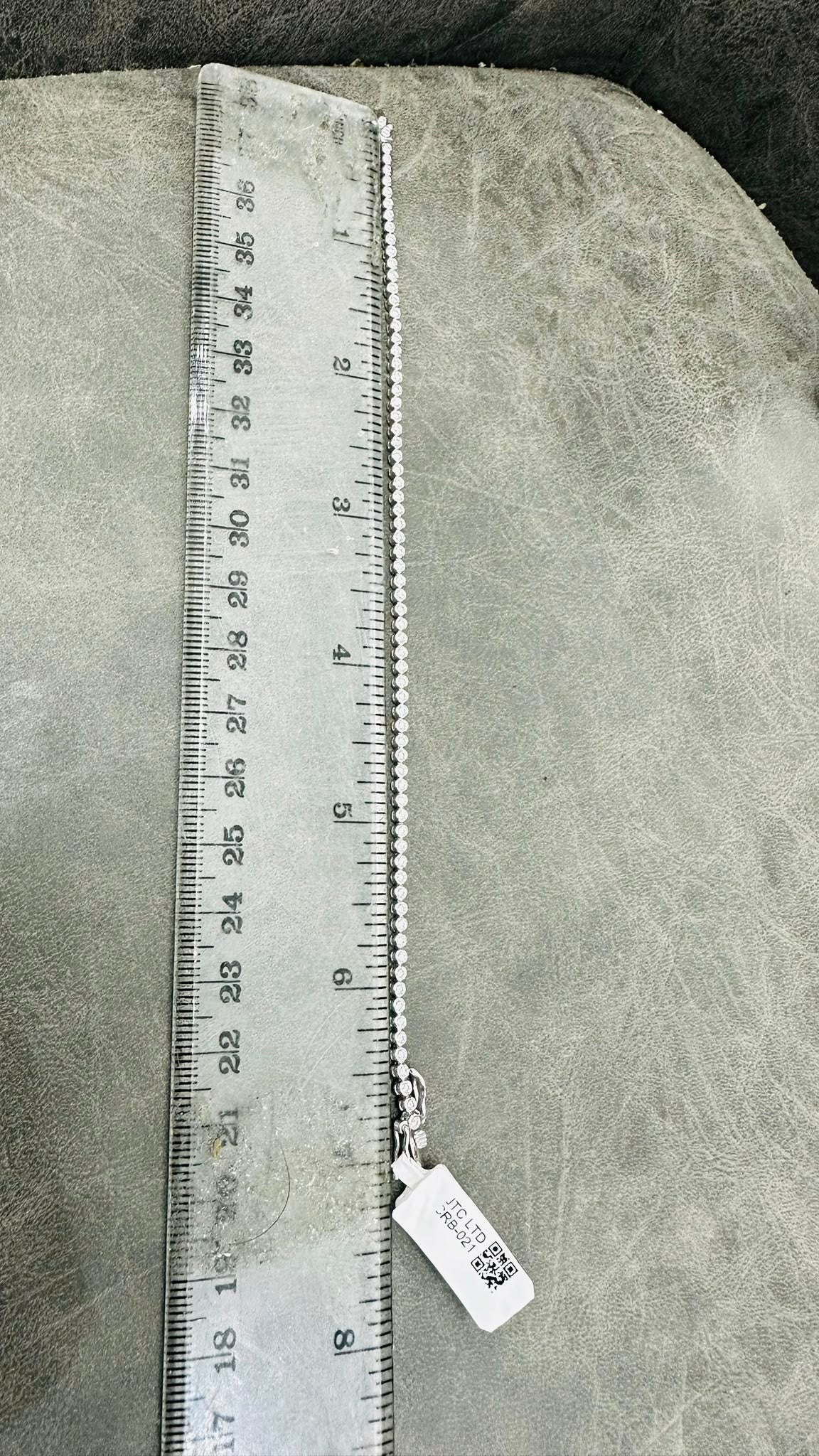 WGI 2.25Ct Lab Grown Round Diamond Tennis Bracelet 925 Sterling Silver Ready To Ship