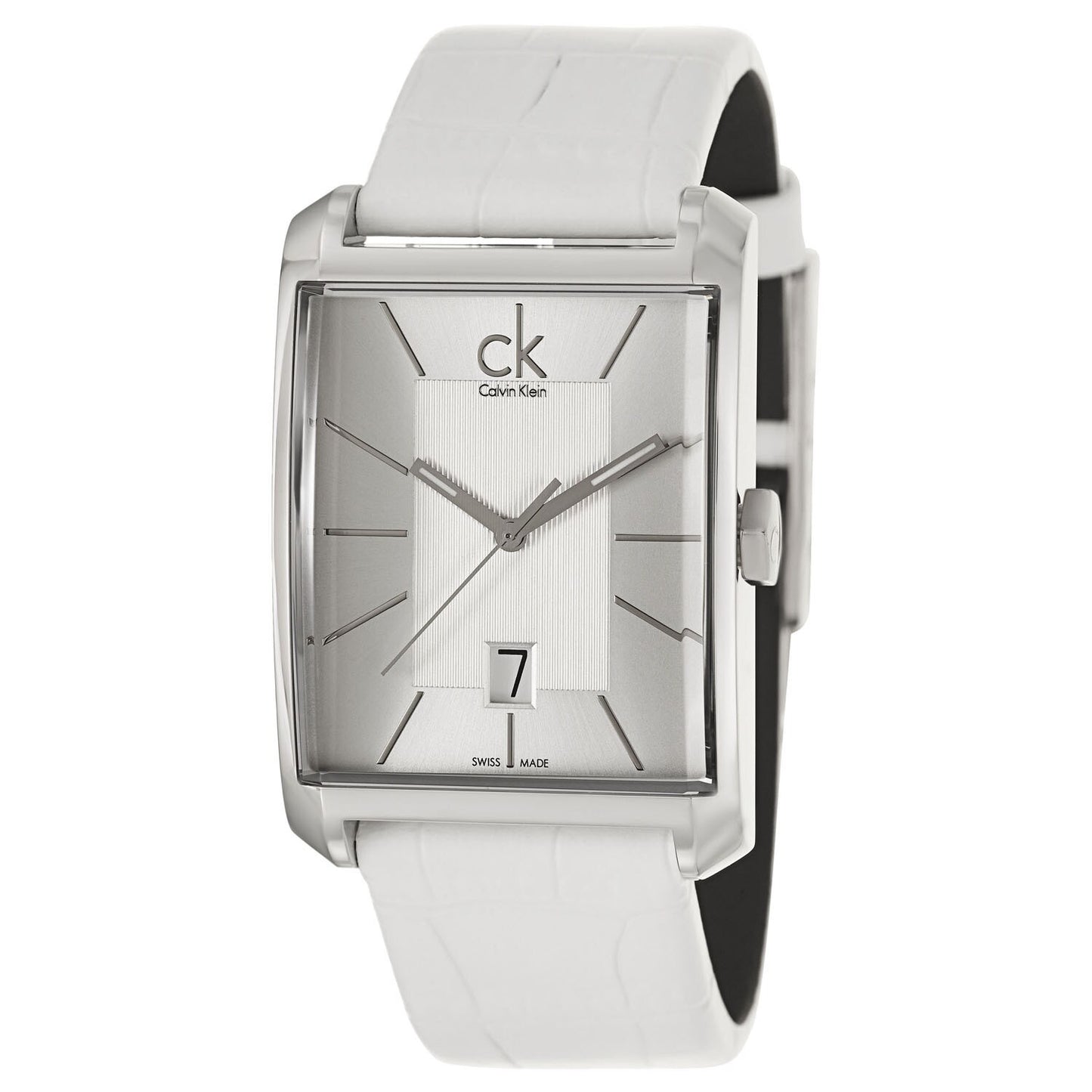 Calvin Klein Men's 'Window' Stainless Steel Swiss Quartz Watch