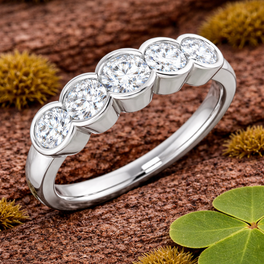 Five-Stone Diamond Ring | 0.20-1.25 Carat | Lab-Grown & Natural Diamonds