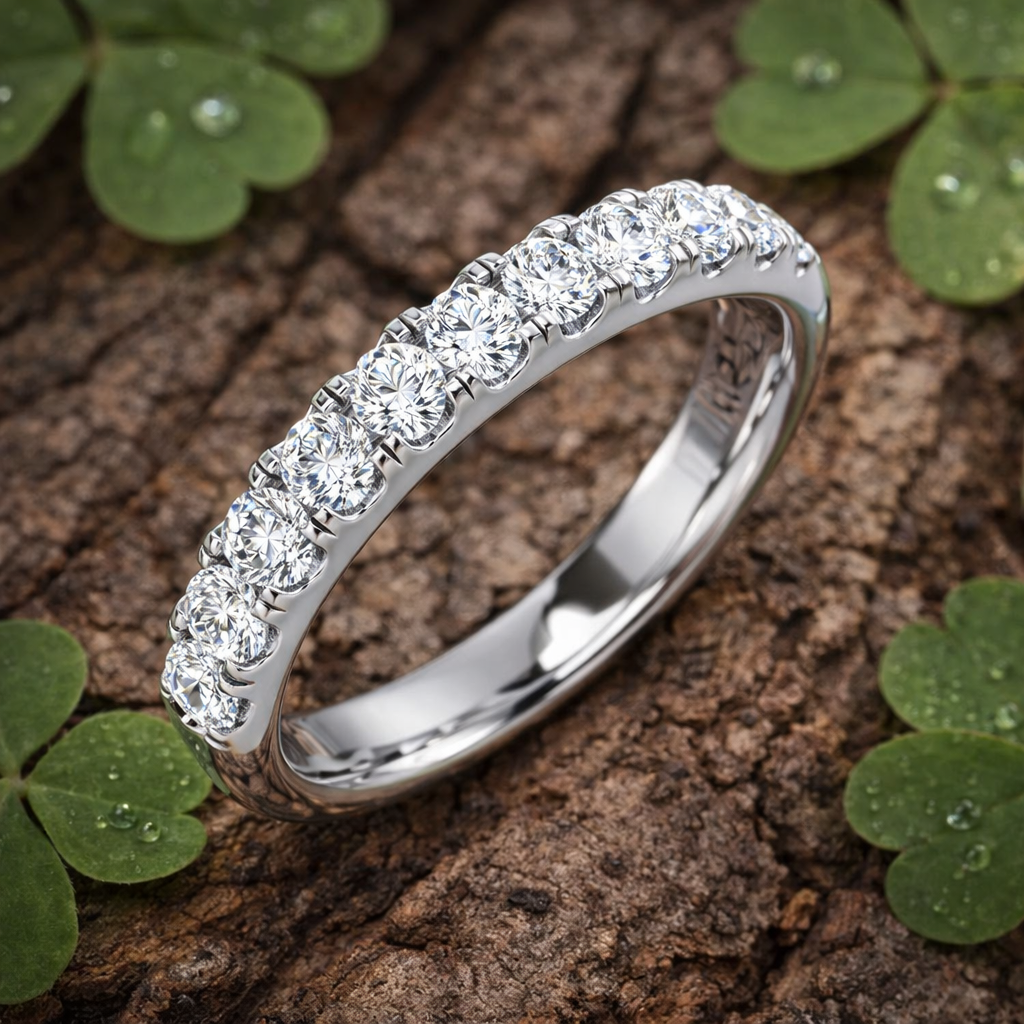 Diamond Half Eternity Ring | 0.15ct - 2.25ct | Lab-Grown & Natural Diamonds
