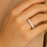 2.00 Carat Lab Grown Claw Set Eternity Ring