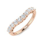 Claw Set Diamond Wishbone Ring