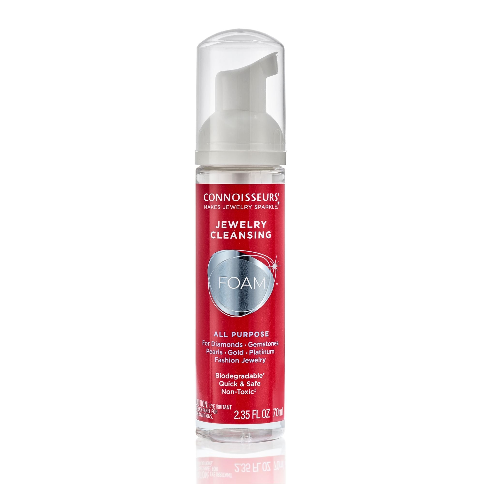 Connoisseurs all-purpose jewellery cleansing foam bottle