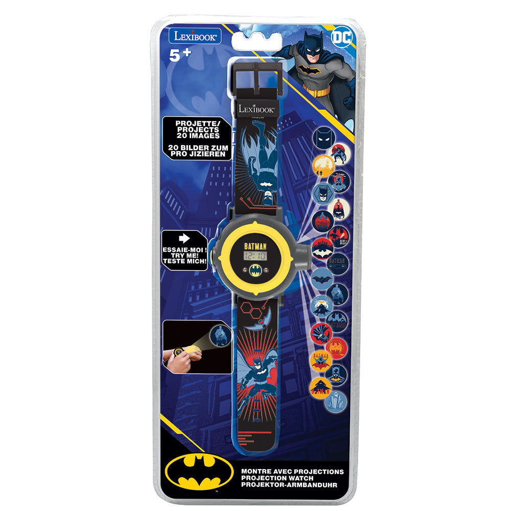 Lexibook Batman Children's Projection Watch with 20 Images - DMW050BAT