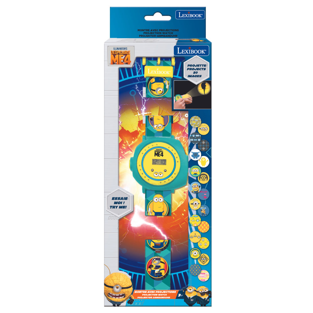 Lexibook Despicable Me Minions Children's Projection Watch with 20 Images - DMW050DES