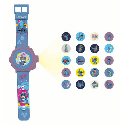 Lexibook Disney Stitch Children's Projection Watch with 20 Images - DMW050D