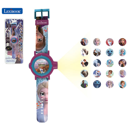 Lexibook Disney Frozen II Children's Projection Watch with 20 Images - DMW050FZ