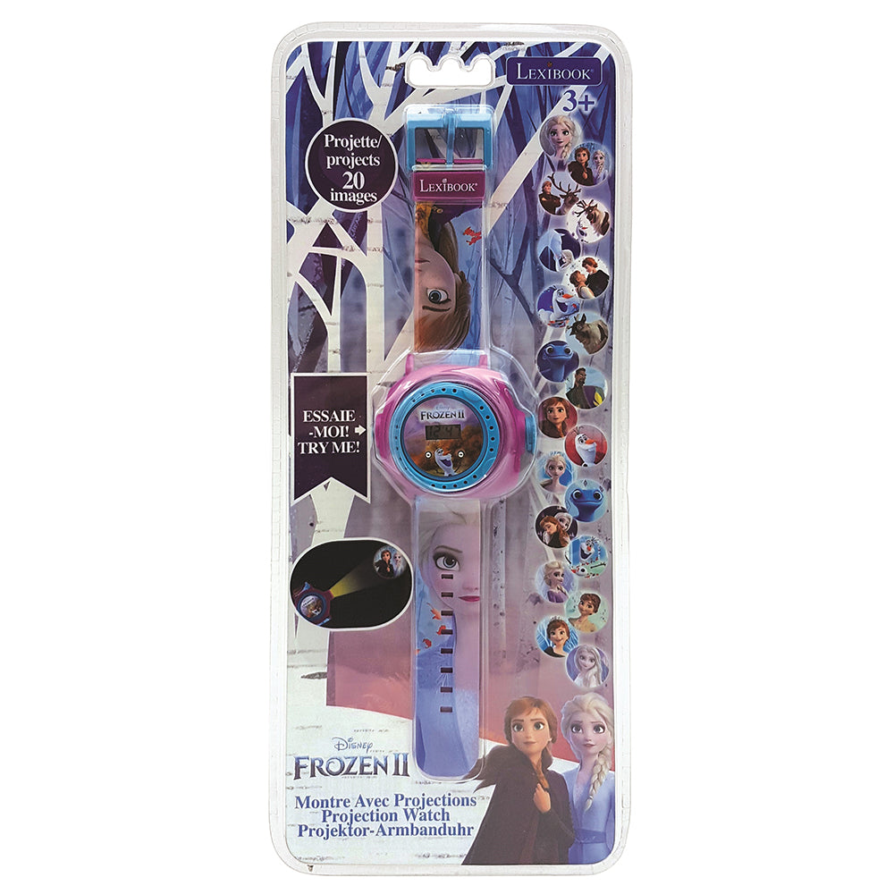 Lexibook Disney Frozen II Children's Projection Watch with 20 Images - DMW050FZ