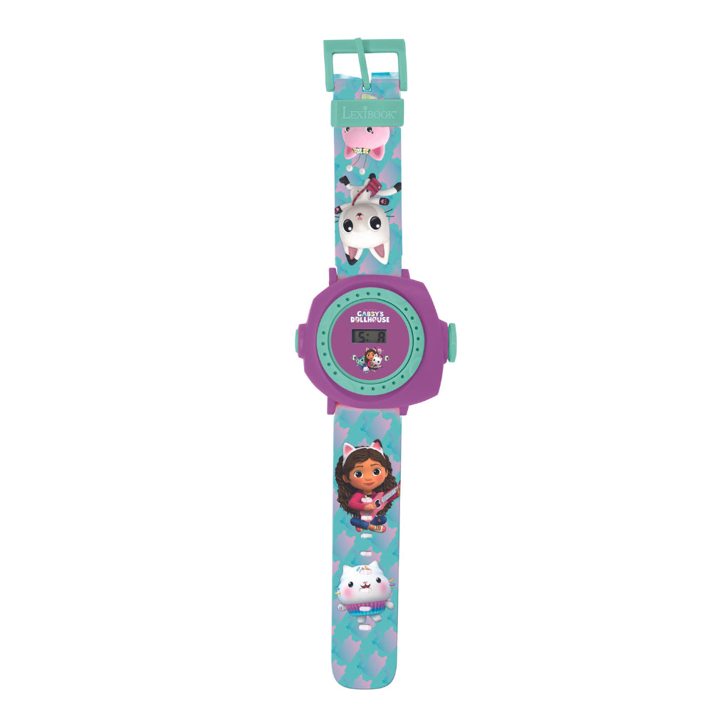 Lexibook Gabby's Dollhouse Children's Projection Watch with 20 Images - DMW050GDH