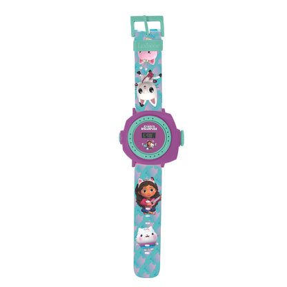 Lexibook Gabby's Dollhouse Children's Projection Watch with 20 Images - DMW050GDH