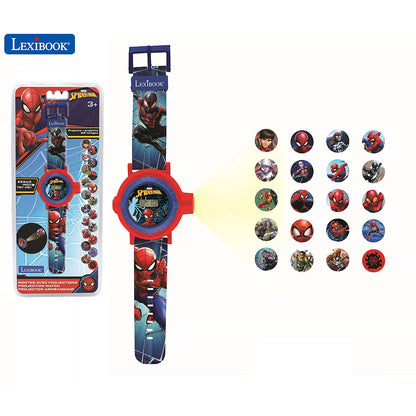 Lexibook Spider-Man Children's Projection Watch with 20 Images - DMW050SP