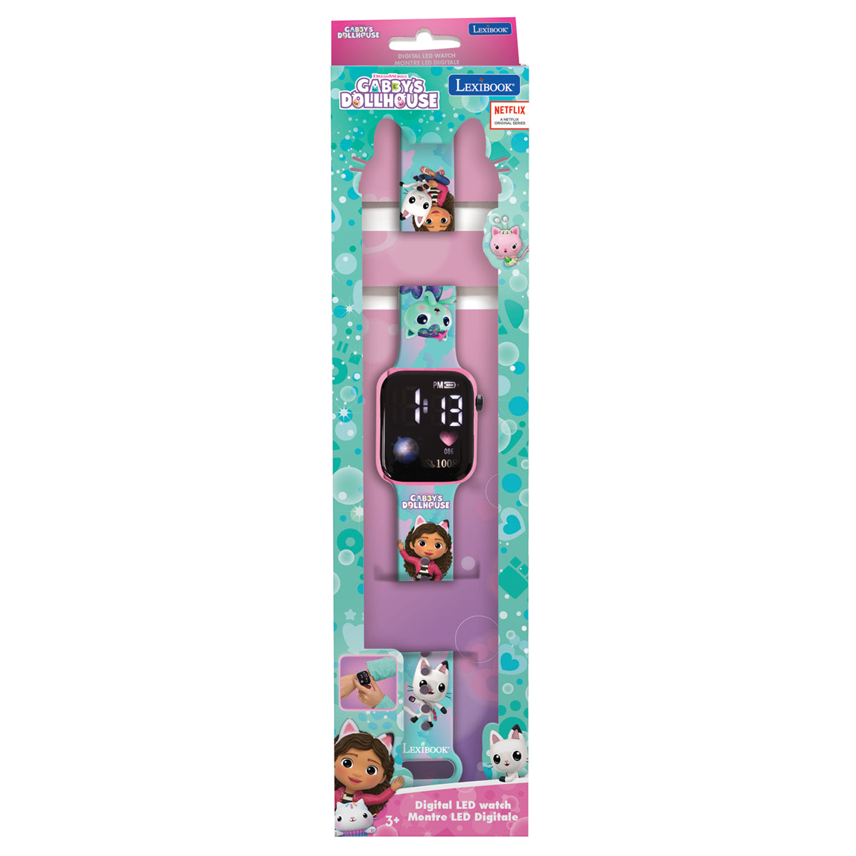 Lexibook Gabby's Dollhouse LED Digital Watch