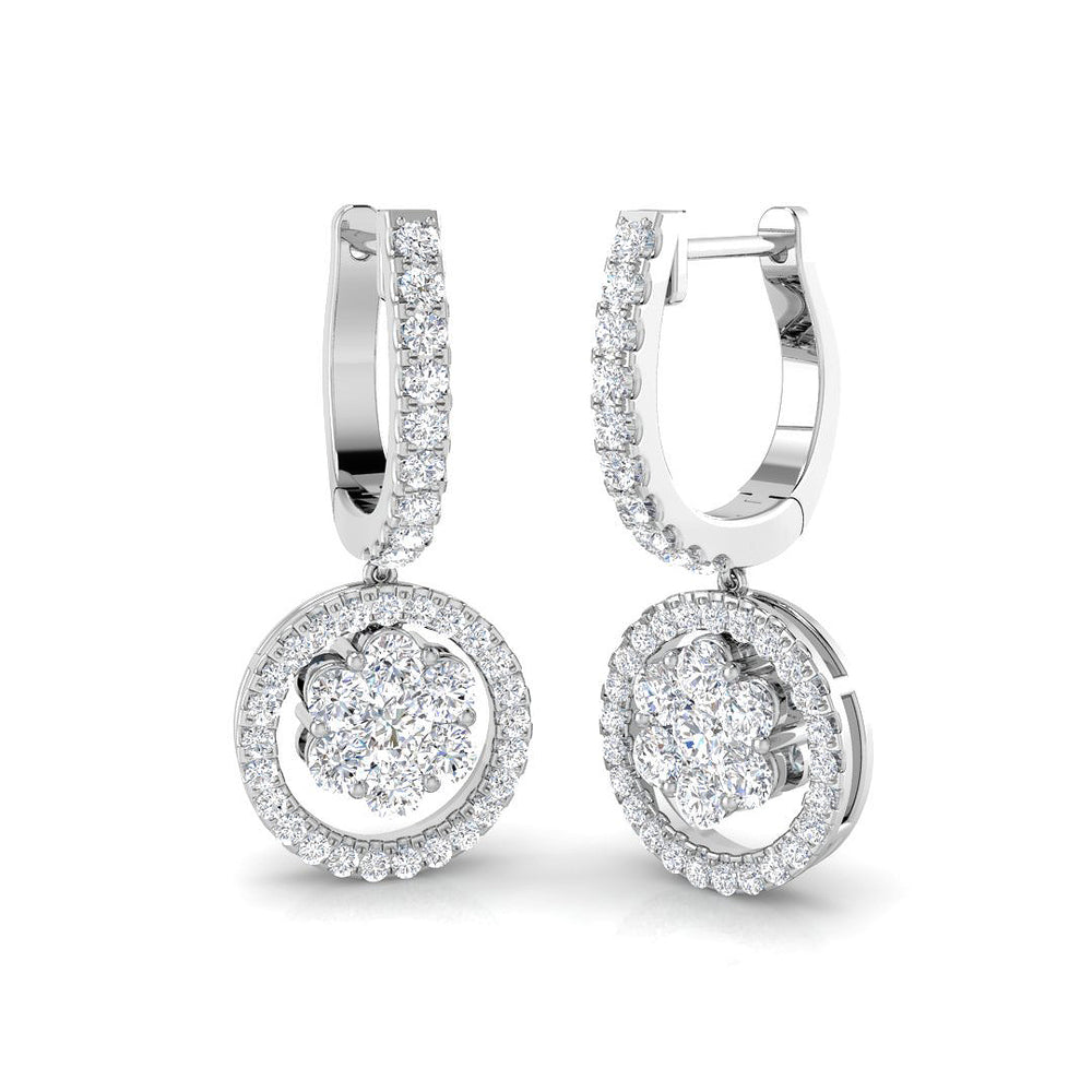 Oval Diamond Earring 1.25 ct  Platinum, 9ct, 18ct White, Yellow & Rose Gold | Handcrafted Fine Jewellery-12