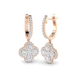 "Endon 1.25ct Gold Diamond Shape Earrings - Luxurious Elegance"