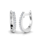 Hoop Earrings - Lilly 0.15ct Elegant Diamond Sparkle