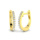 Hoop Earrings - Lilly 0.15ct Elegant Diamond Sparkle