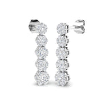 Endless Beauty Diamond Earring 1 ct  Platinum, 9ct, 18ct White, Yellow & Rose Gold | Handcrafted Fine Jewellery-12