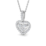 Stipa Diamond Heart Pendant 0.33ct Gold (Without Chain )