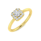 Lab-Grown Diamond Halo Engagement Ring | 0.25ct