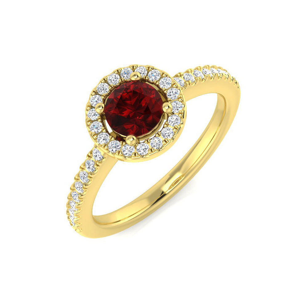 Ruby Engagement Ring
