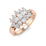Diamond Carlisle Baguette & Round Brilliant Cut Ring | 0.3ct - 4.5ct