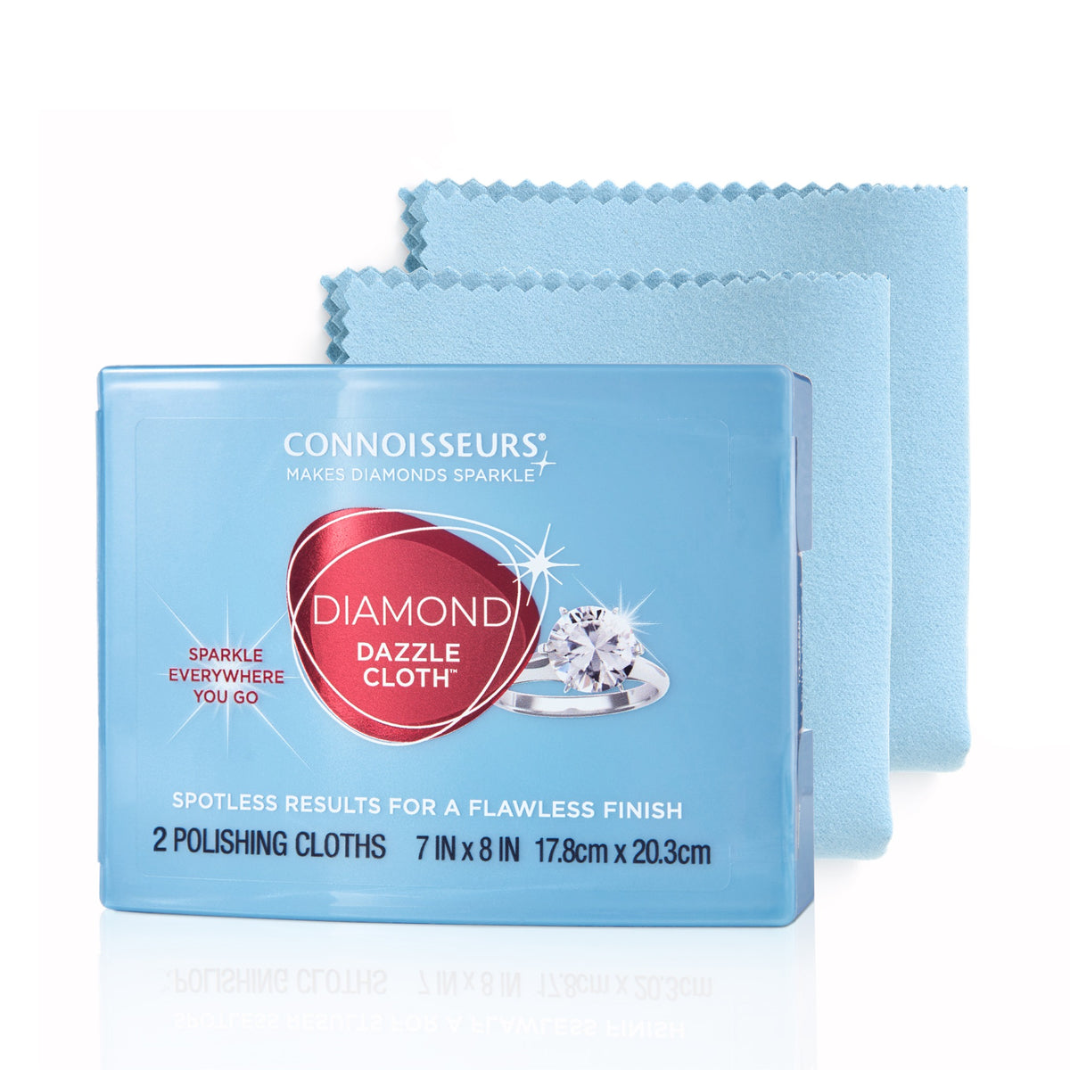 Diamond dazzle jewellery polishing cloth for silver and gold