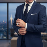 Diamond Ring for Men UK with rectangular diamond setting