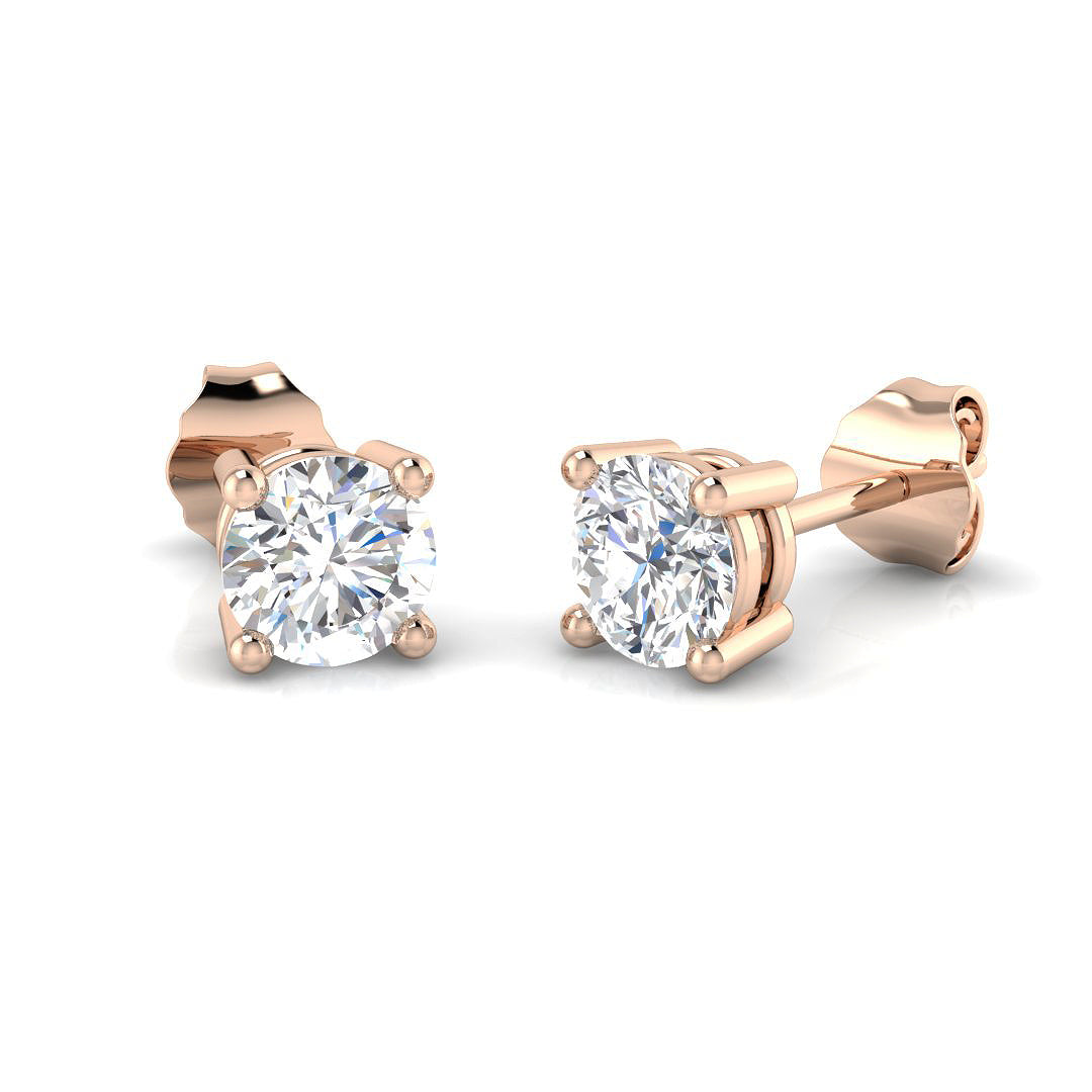 3.00 Ct DE/VVS Lab Grown Round Cut Diamond | Prong Setting – Luxury Design