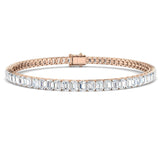 Gold Emerald Diamond Bracelet