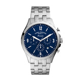 Fossil Forrester FS5605 Men’s Chronograph Watch – Blue Dial, Stainless-Steel Bracelet