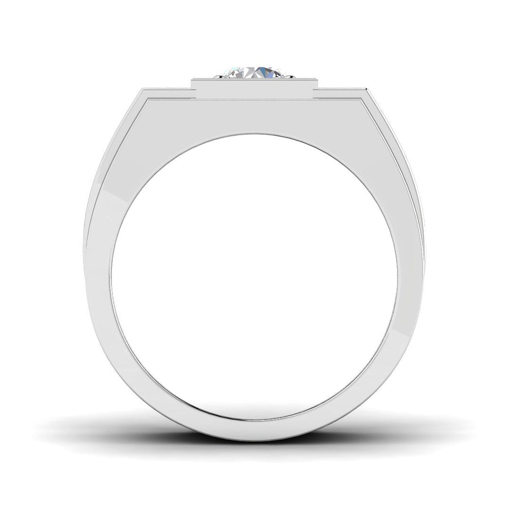 Platinum Men’s Diamond Signet Ring UK