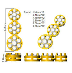1.10 Ct DE/VS Lab Grown Diamond Drop Earring 9k Yellow Gold Ready To Ship