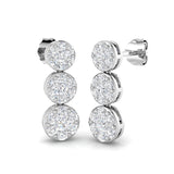 Striking Diamond Earring 1 ct  Platinum, 9ct, 18ct White, Yellow & Rose Gold | Handcrafted Fine Jewellery-12