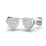 Deesy 0.33ct Gold Diamond Cluster Earrings | Luxury Gemstone Jewelry
