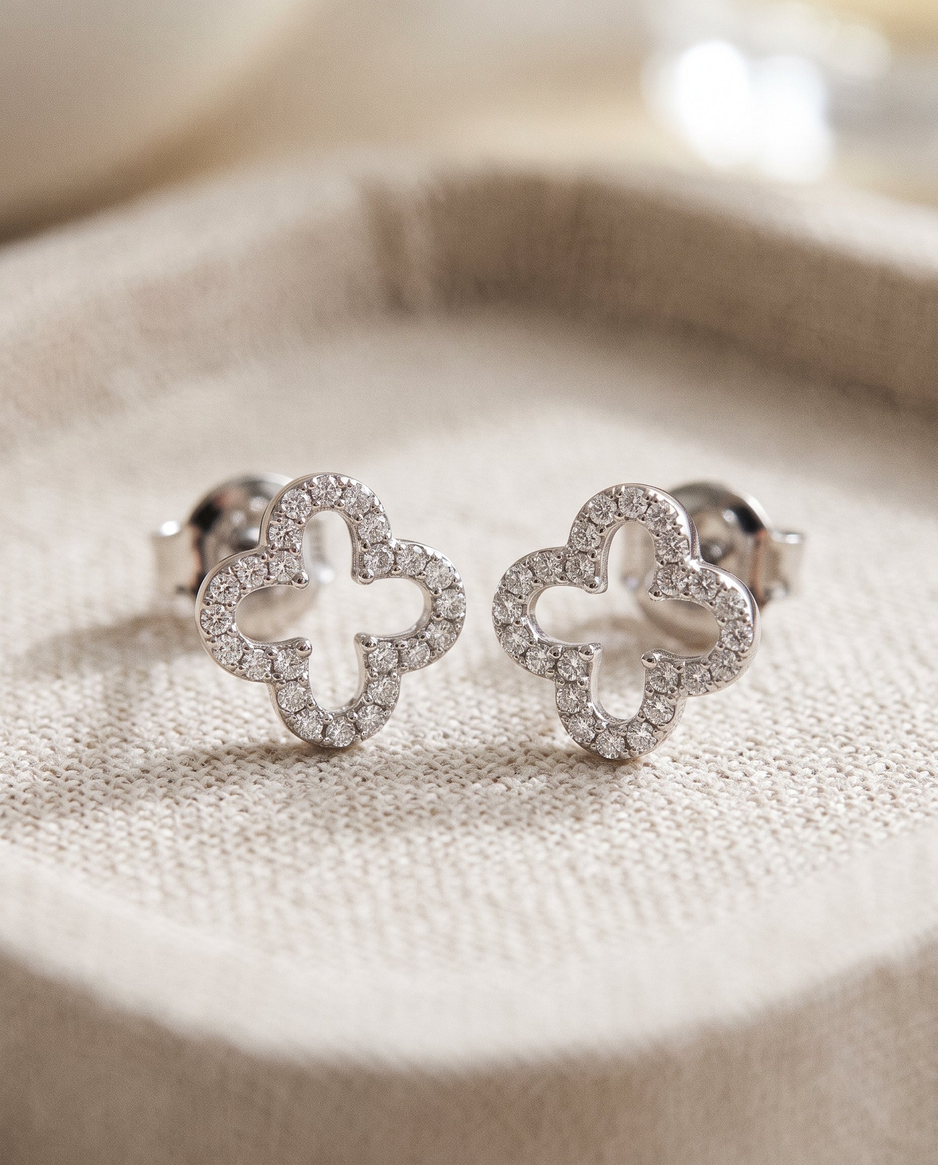 0.25ct Natural Diamond Round Cut Stud Earrings in 9K Yellow Gold or White Gold