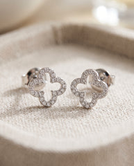 0.25ct Natural Diamond Round Cut Stud Earrings in 9K Yellow Gold or White Gold