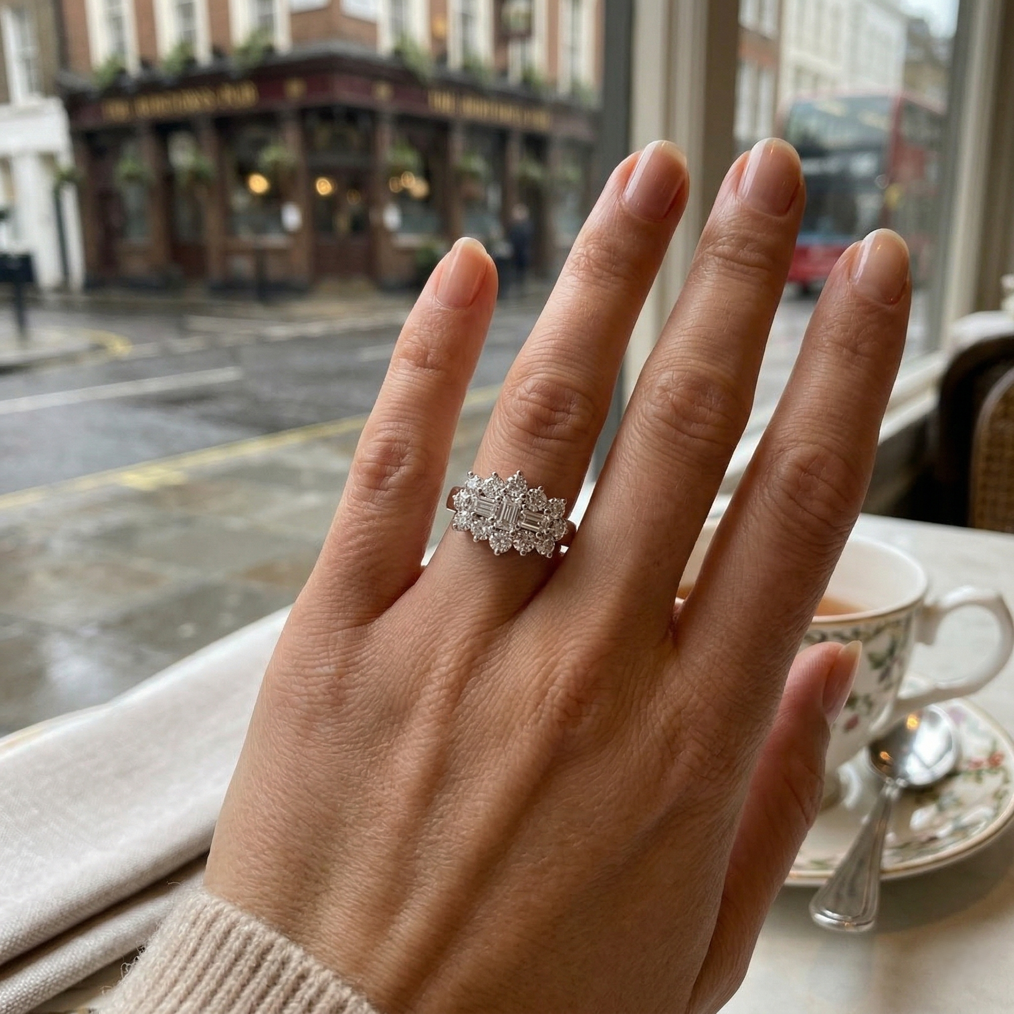 Diamond Carlisle Baguette & Round Brilliant Cut Ring | 0.3ct - 4.5ct