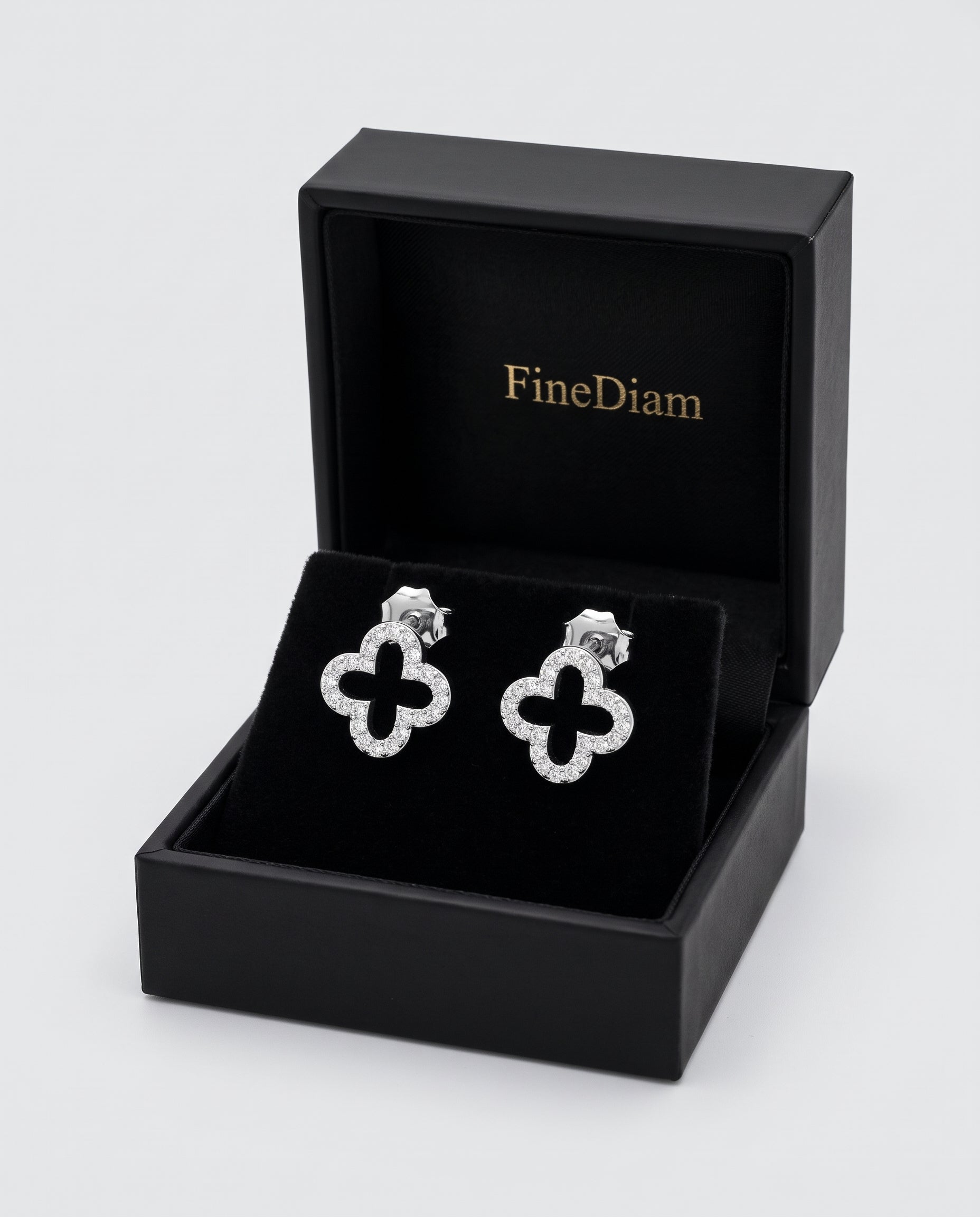 0.25ct Natural Diamond Round Cut Stud Earrings in 9K Yellow Gold or White Gold