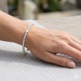 Anniversary Gift Bracelet, Elegant Diamond Bracelet, Womens Diamond Bracelet, Statement Diamond Bracelet
