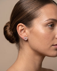 9K Yellow Gold or White Gold 0.21ct Natural Diamond Earrings