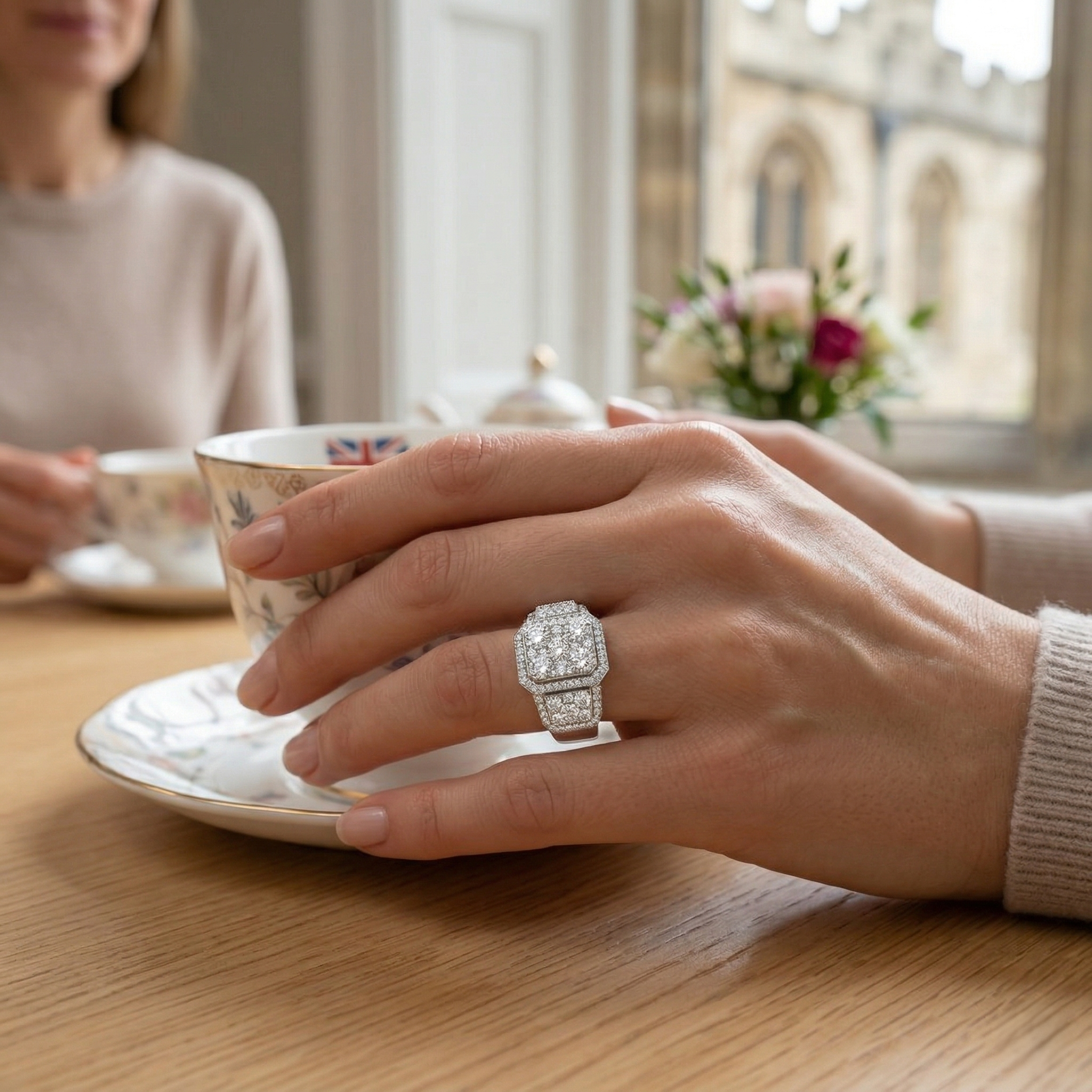 Pave Engagement Ring | 2ct to 2.75ct | Natural & Lab Diamond