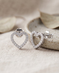 9K Yellow Gold or White Gold 0.21ct Natural Diamond Earrings