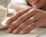 Lab-Grown Diamond Solitaire Engagement Ring 0.3ct - Hallmarked Gold & Platinum