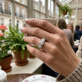 Lab Grown Round Cut Diamond 3 Stone Ring | 0.5ct - 1.5ct