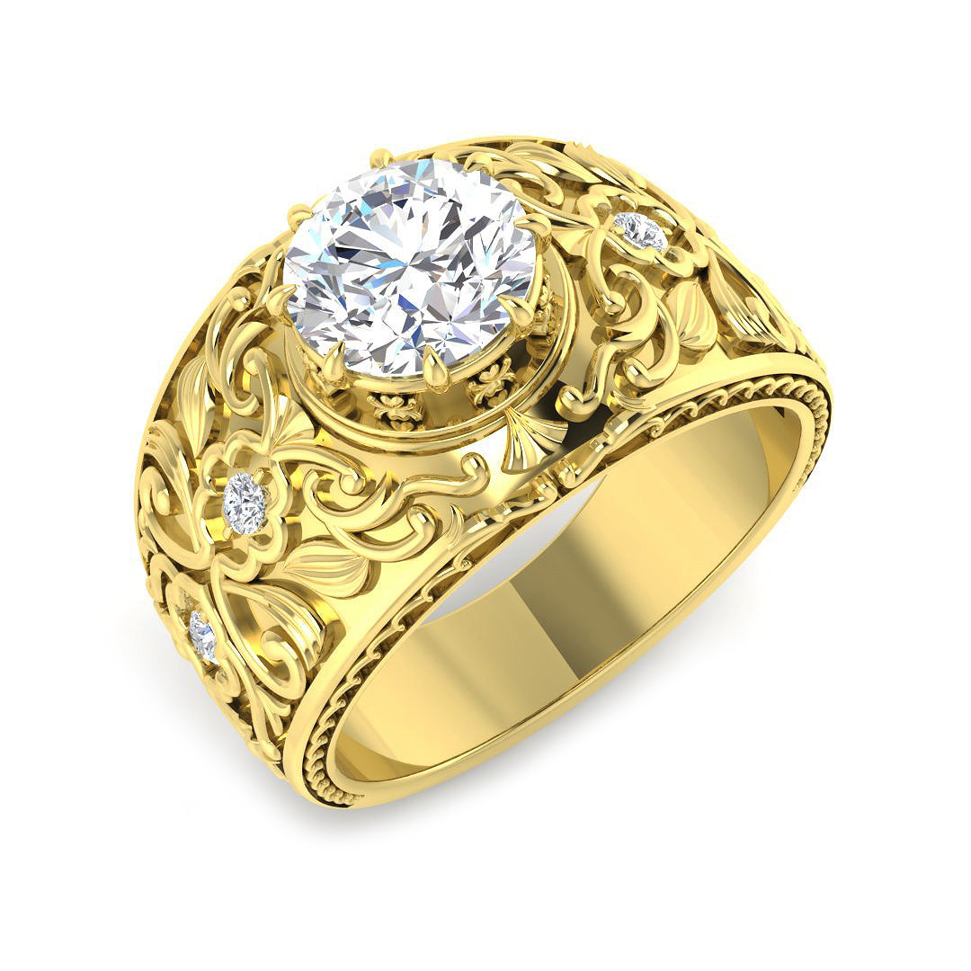 Men’s Engagement Ring UK Lab Grown Diamond