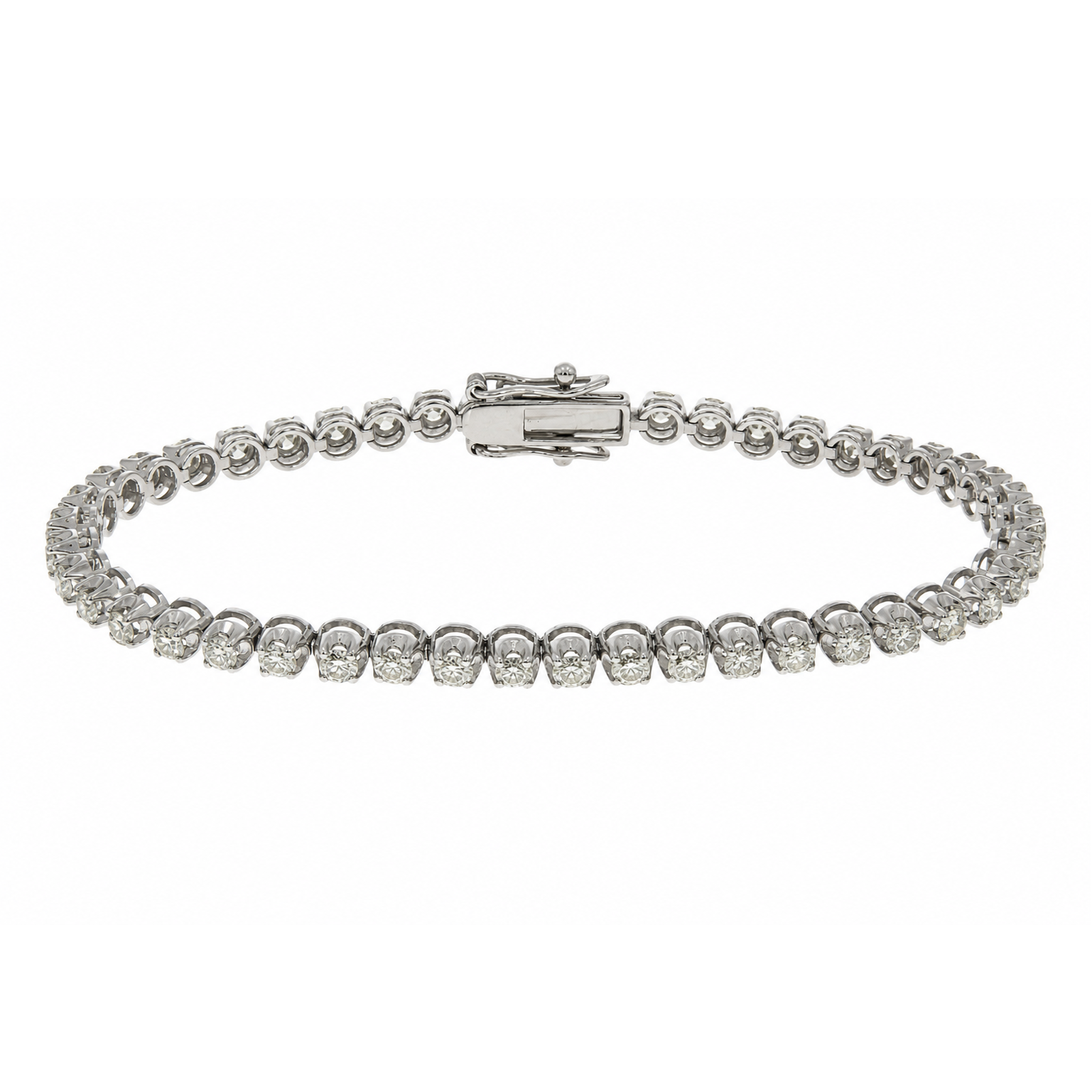 Lab grown diamond tennis bracelet