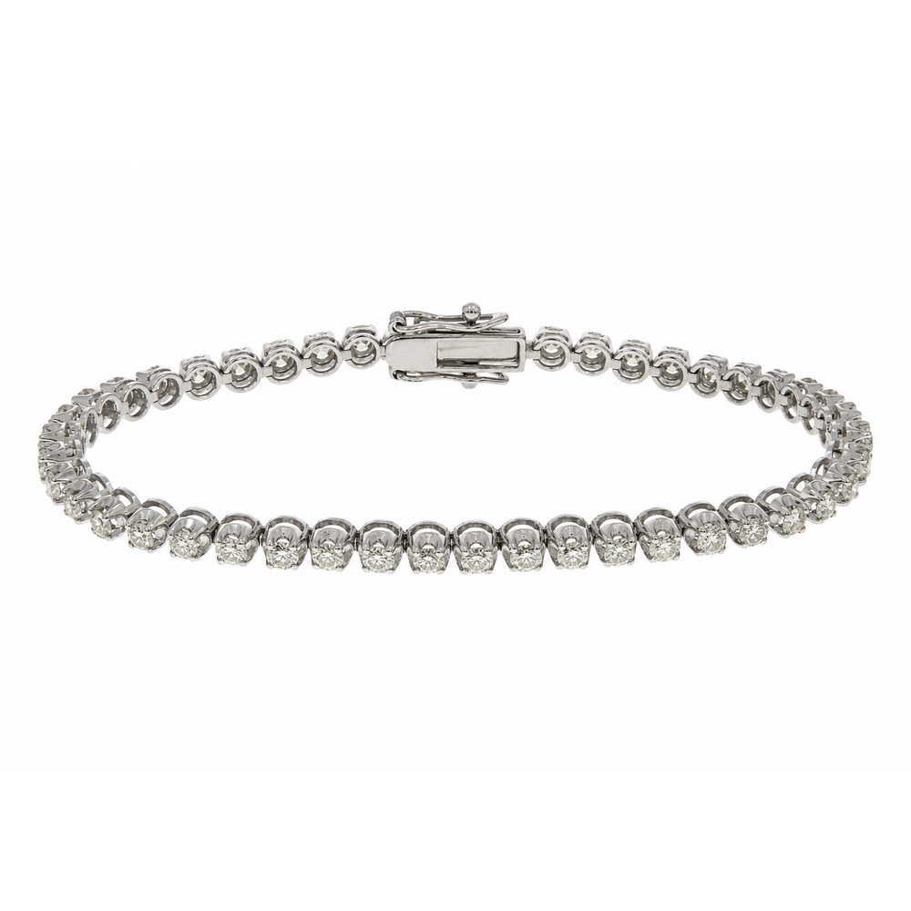 Lab grown diamond tennis bracelet