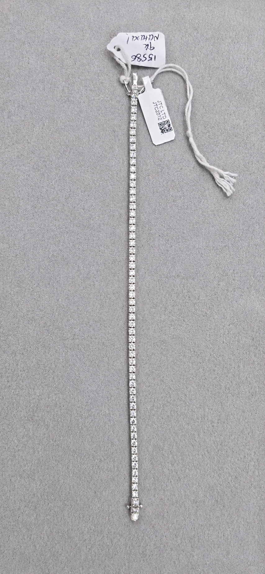 WGI 6.05Ct Natural Round Diamond Tennis Bracelet 9k White Gold Ready To Ship
