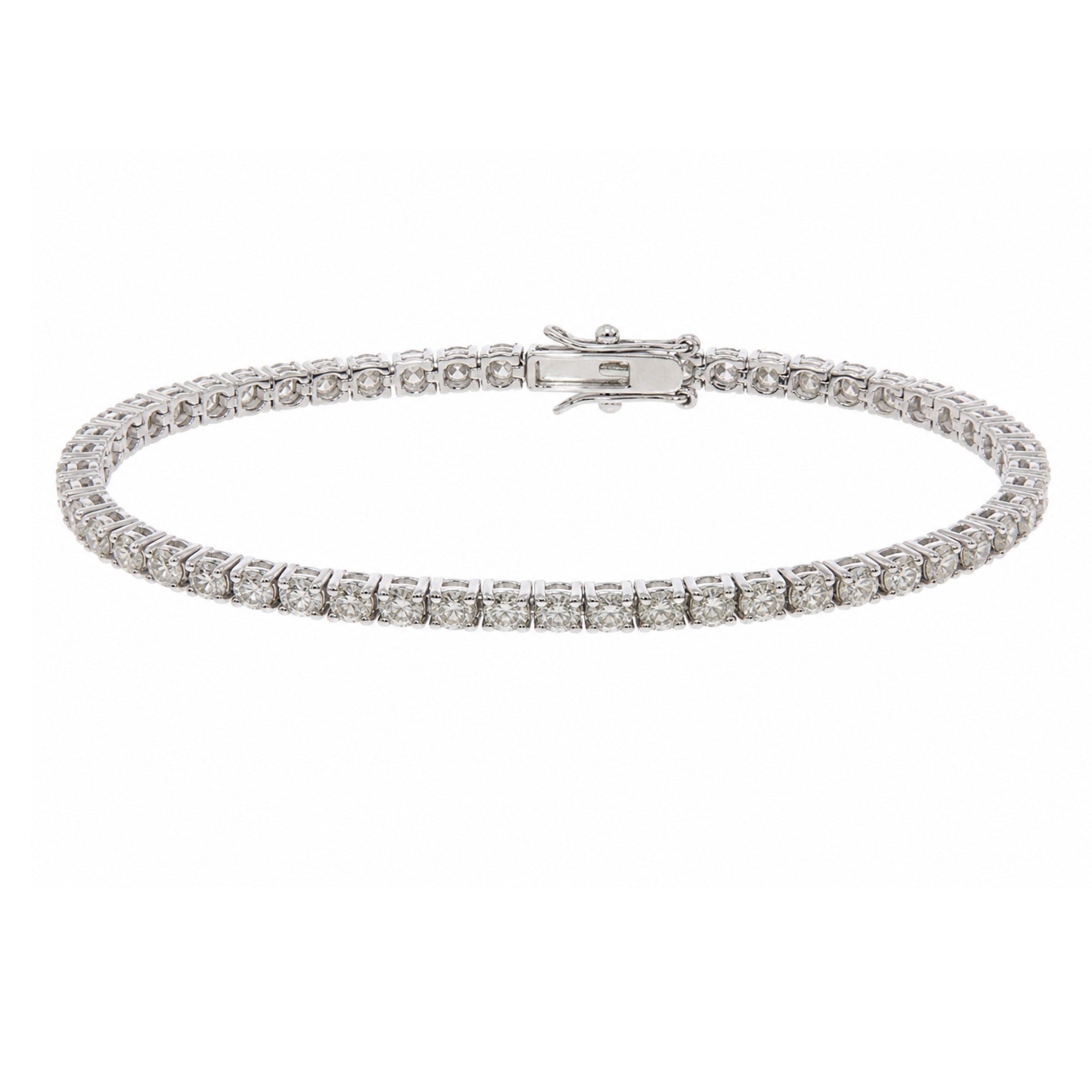 Lab grown diamond tennis bracelet