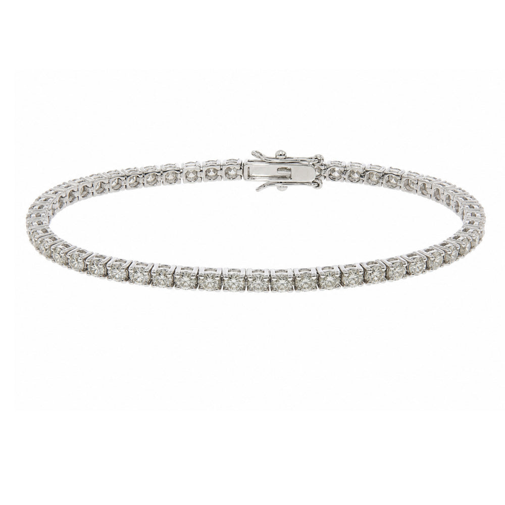 Lab grown diamond tennis bracelet